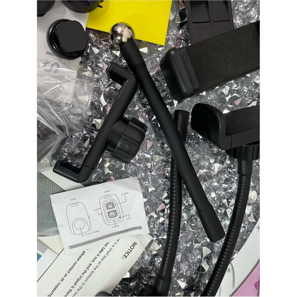 Ring light accessory bundle Ring Light Mounting Accessory Kit - Black